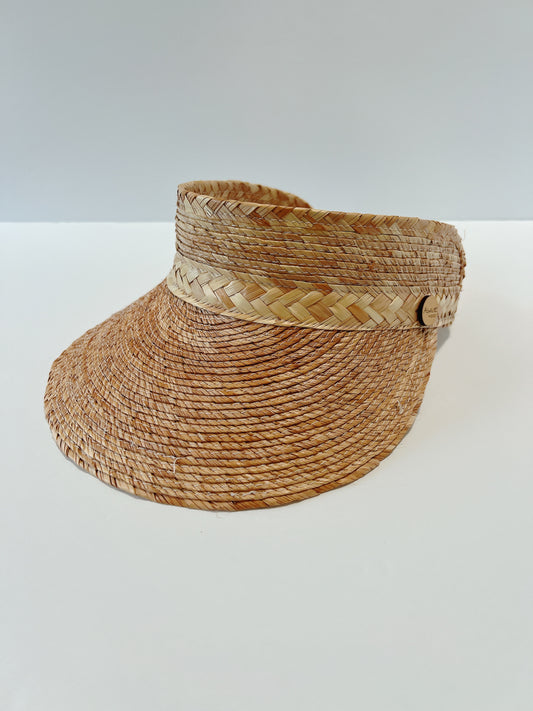 VISERA PALMA NATURAL CON VELCRO